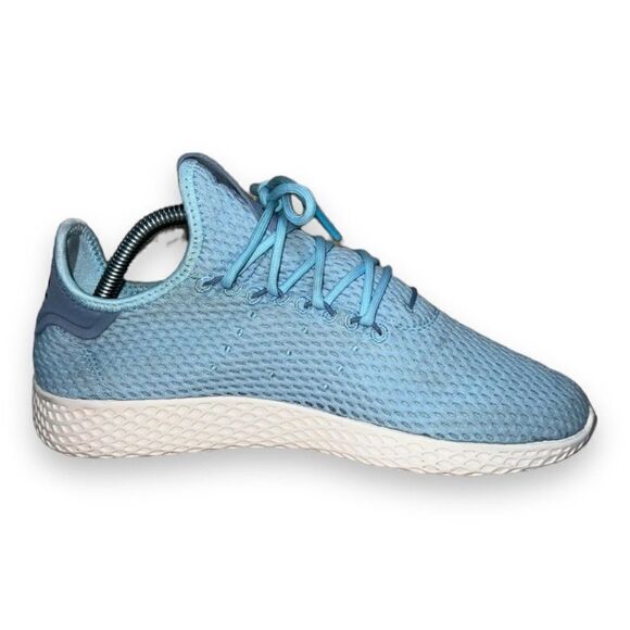 Adidas Tennis Hu X Pharrell Williams Ice Blue CP9802 Youth 7 Women's 8 - Picture 7 of 11